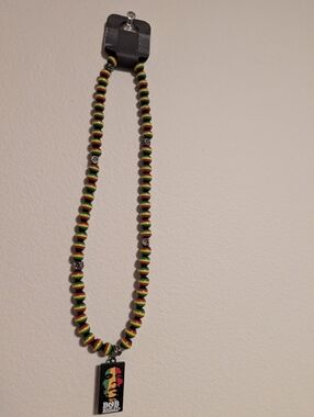 Bob Marley Rasta Beaded Necklace - Multicolor